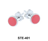 Circular Shaped Stud Earring STE-401